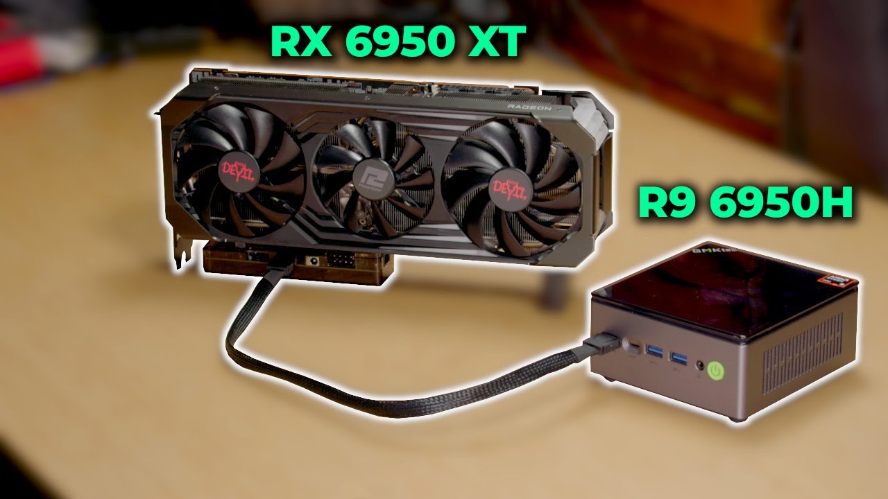 RX 6950 XT + 6950H OCuLink Gaming Mini PC Setup! | GMKtec M7 PRO eGPU Performance Test