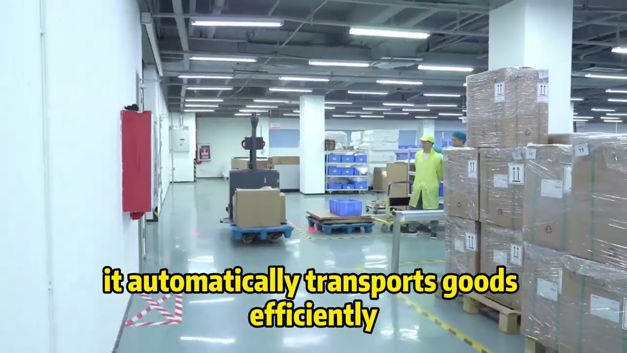 Autonomous Forklift: Real Warehouse Automation in Action#SmartLogistics#IndustrialRobot#AGV