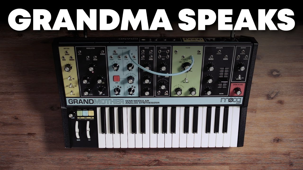 Moog Grandmother vocal vowel talking synth tutorial
