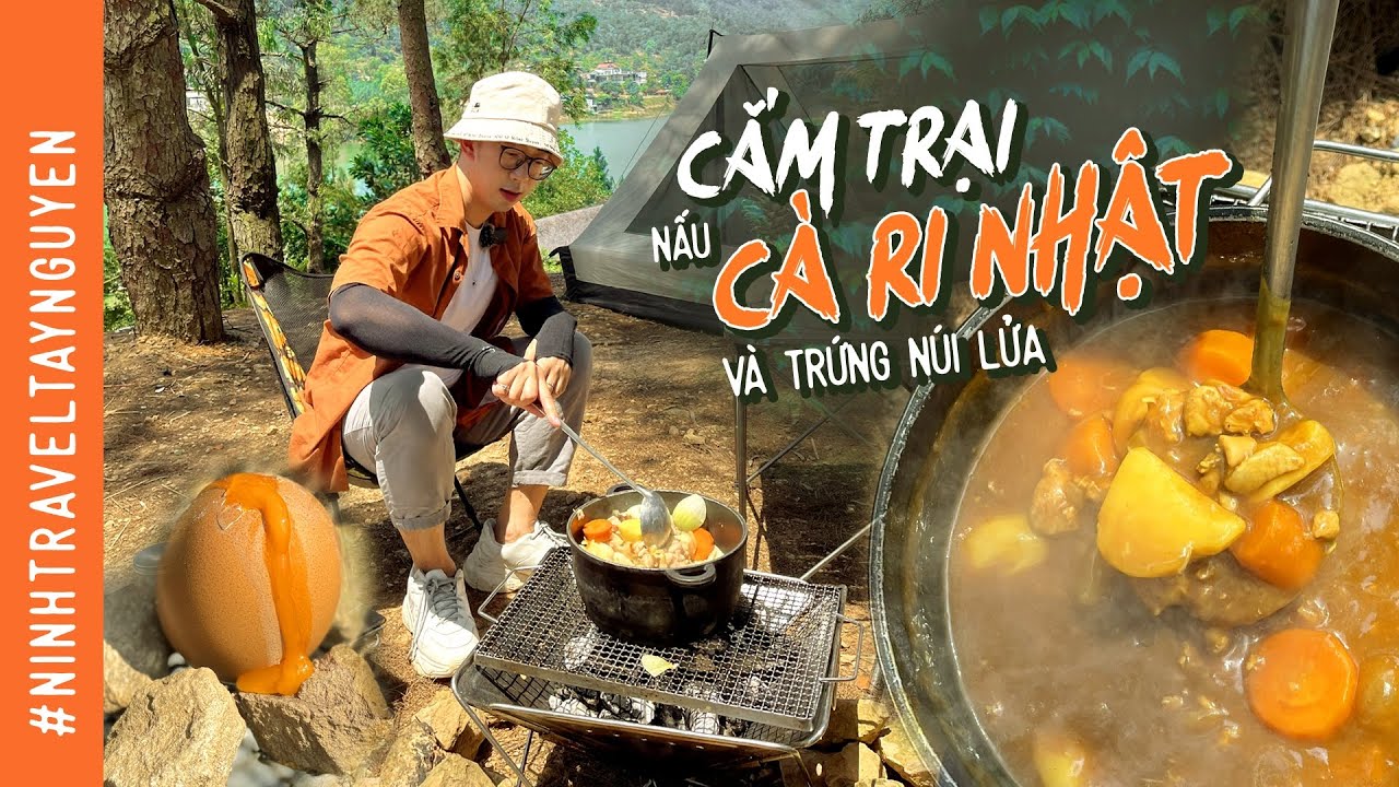 3 MÓN NGON DỄ LÀM KHI ĐI CẮM TRẠI (không phải BBQ) // Cà Ri Nhật, Trứng nướng, Mashmallow nướng