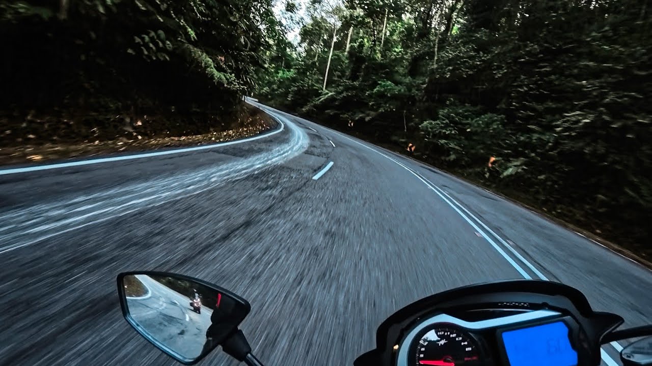 ASMR early morning Public Holday Ride. Ulu Yam to Genting Highlands. Part 2.