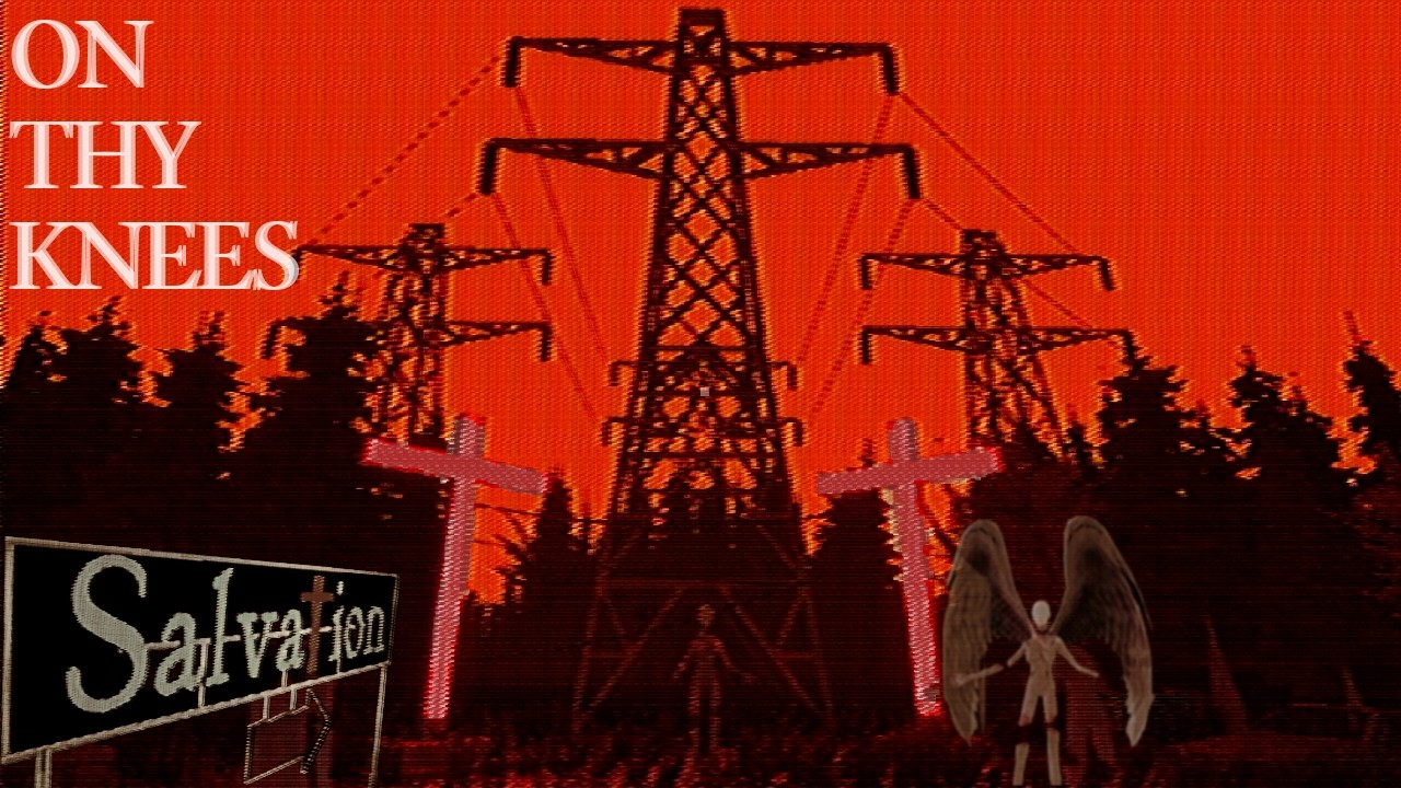 ON THY KNEES - Angels Worship The Hum of Electricity Pylons in this Tense Horror Game! (6 Endings)