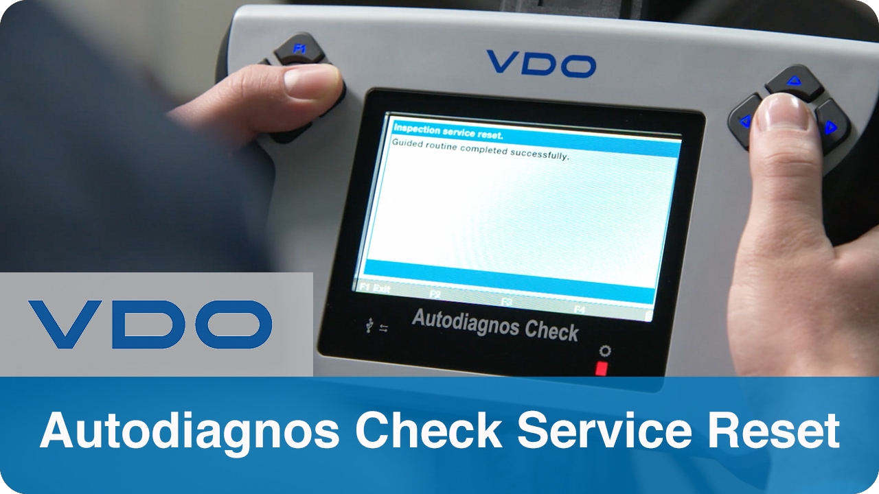 VDO Autodiagnos Check Service Reset