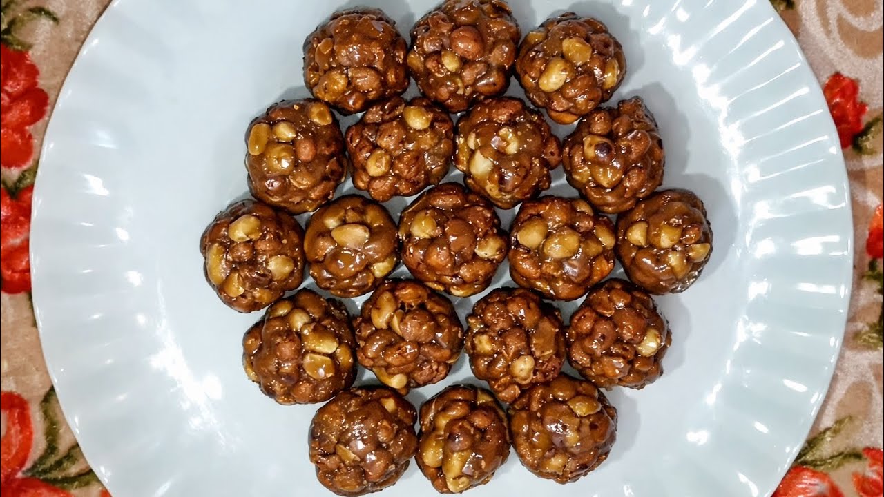 Jhatpat Ban jaane wali mungfali ka laddu Ghar per banaye aasan tarike se😋🙏#gudladdu #peanut #sweet 