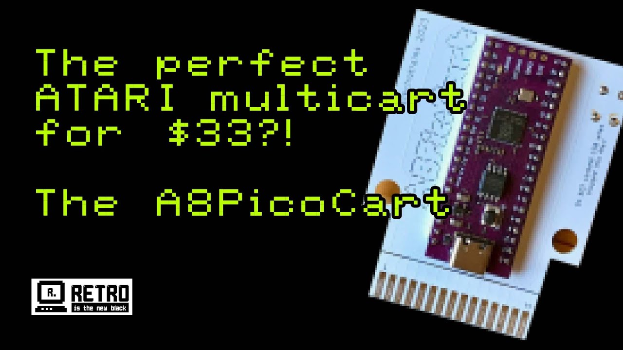 The A8PicoCart for the ATARI 8-bit computer #atari  #a8picocart #retrocomputing #retrogaming #pcbway