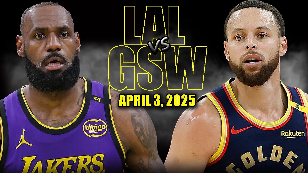 Los Angeles Lakers vs Golden State Warriors Full Game Highlights - April 3, 2025 |NBA Regular Season