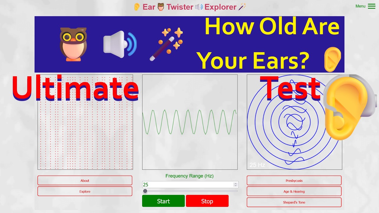 Can You Hear 20,000Hz? 🔊 Hearing Age Test