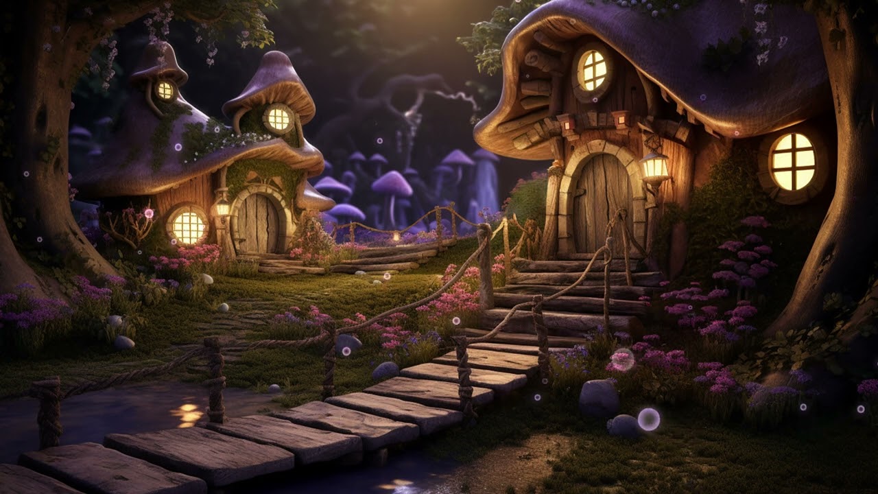 Cozy Gnomes. Set to music for relaxing, meditation, study, focus, sleep, prayer.