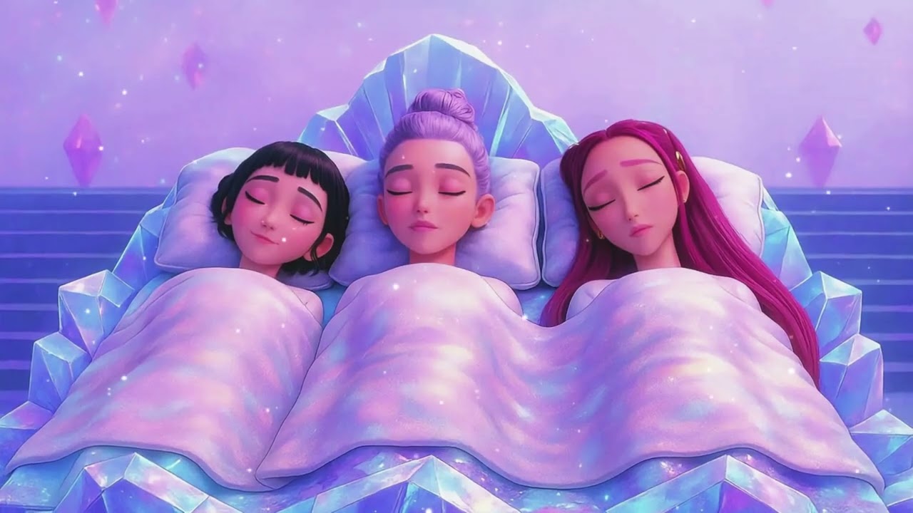K-Pop Demon Hunters Sleep Music – Gentle Felt Piano & Harp for Deep Calm and Night Relaxation