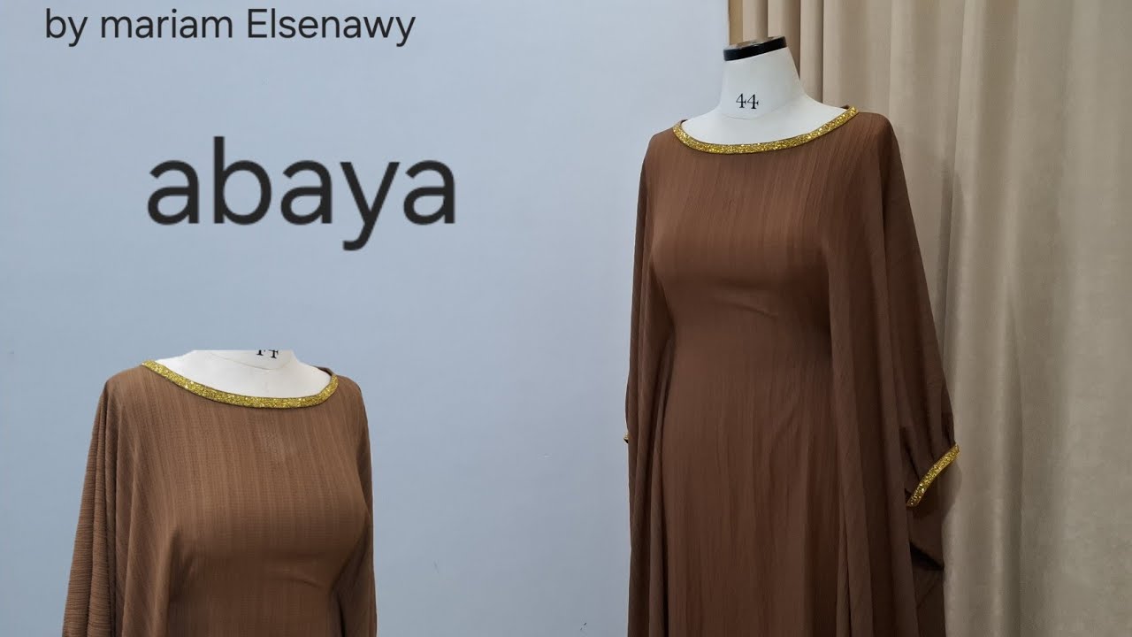 بدون باترون حنعمل العباية الفراشة الترند اللي بألف جنية   (ملحفة)سهلة و فخمة 😉✂️
