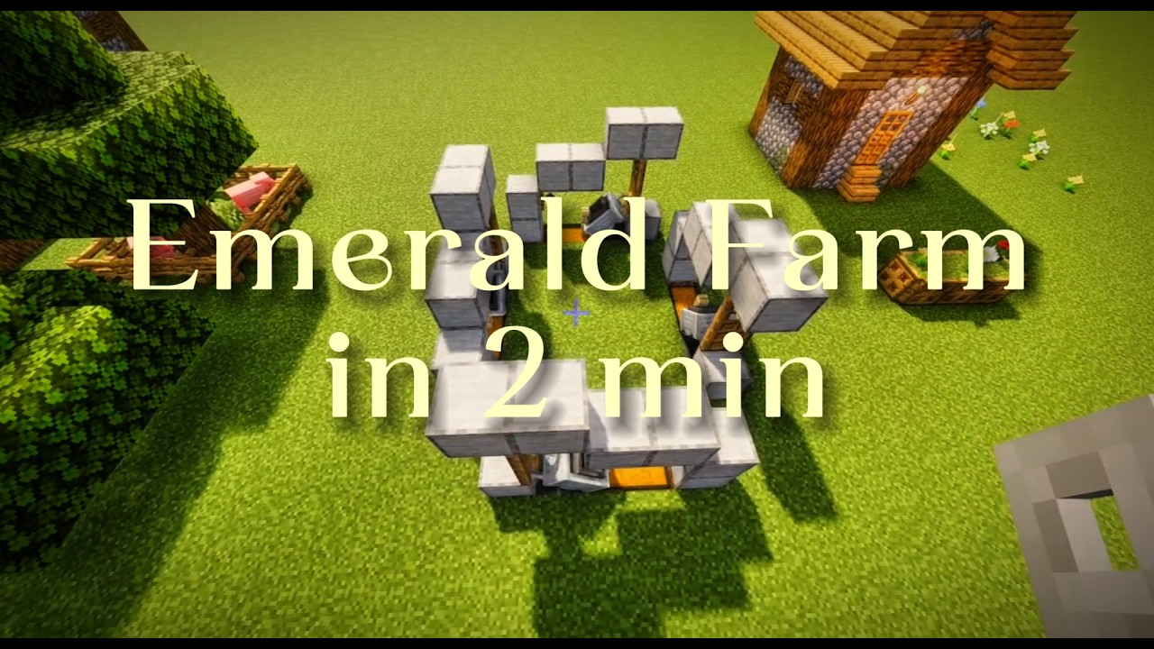 Easy Emerald Farm in Minecraft 1.21.11