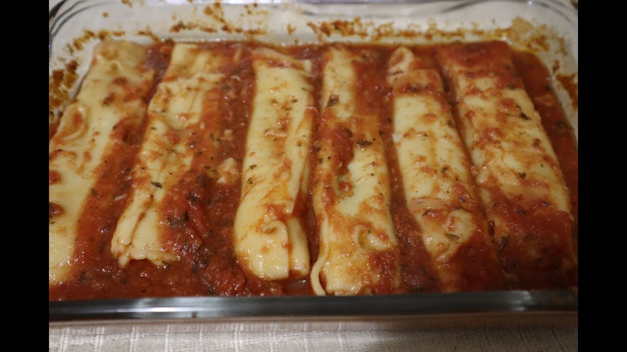 Making Homemade Cannelloni