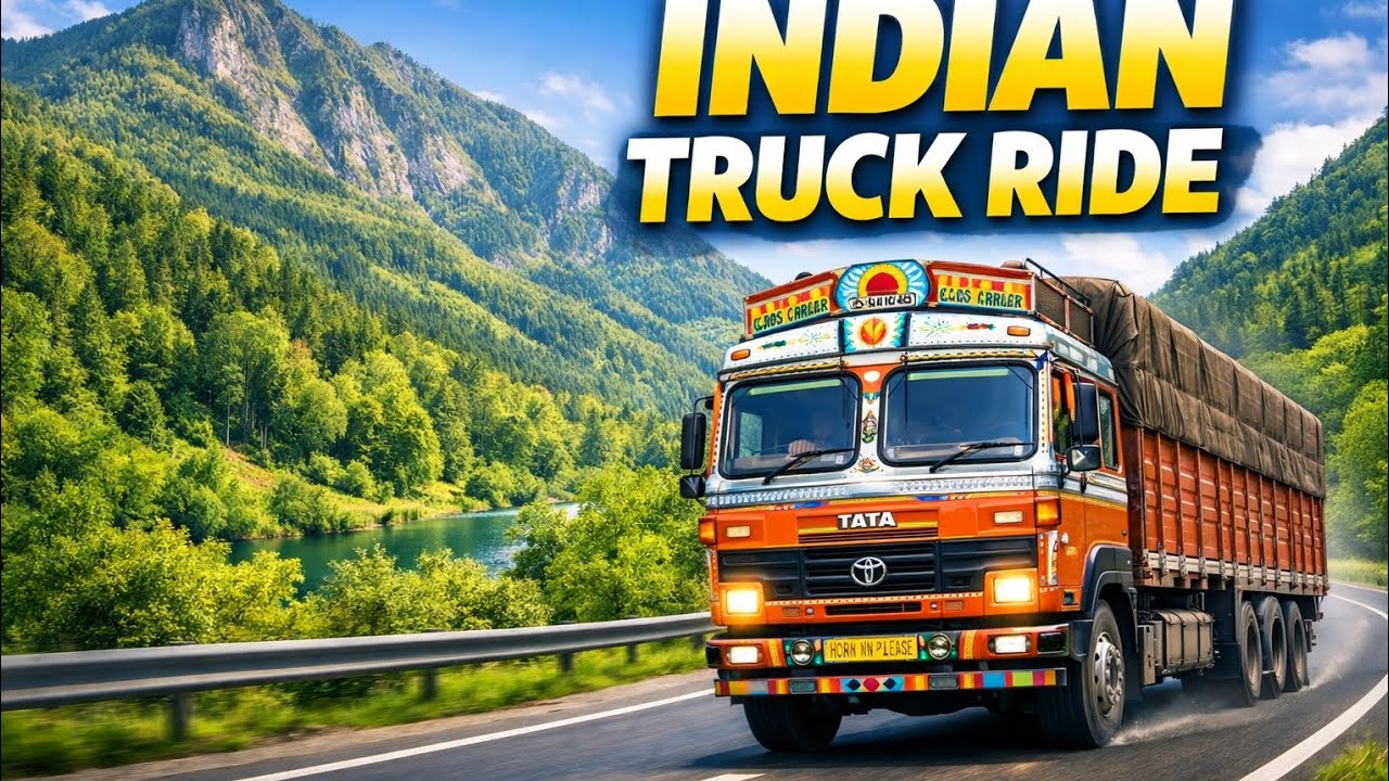 “Hariyali Ke Beech Dangerous Truck Ride 🌿🏔️ | Indian Truck Simulator”
