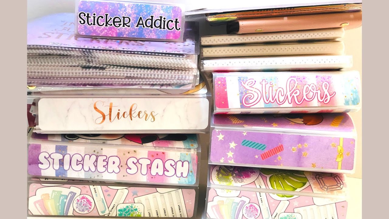 2020 STICKER ORGANIZATION & COLLECTION // How I organize my stickers 💖