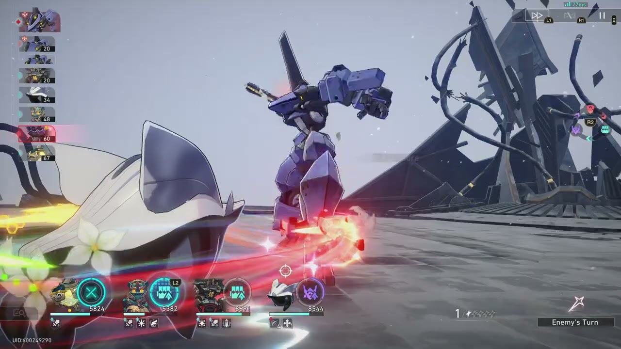 Honkai: Star Rail PS5 - Aetherium Wars Mysterious Elite Player Fight