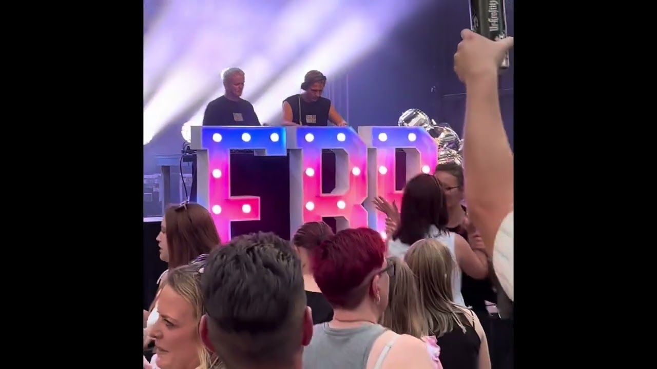 Party in Leipzig am burgplatz