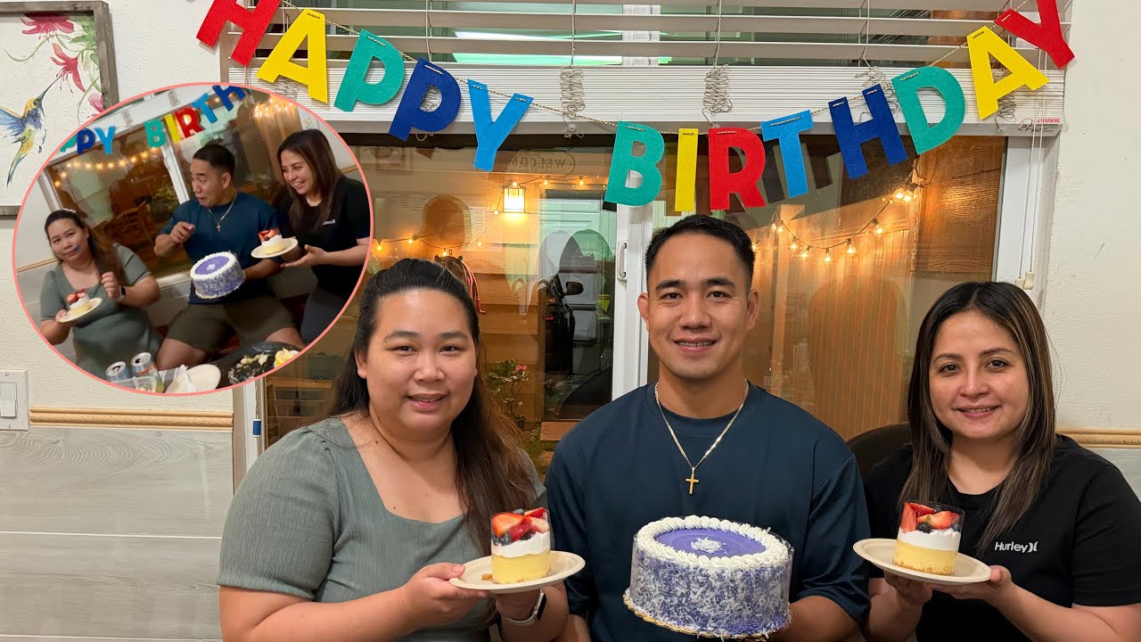 Belated and advance happy birthday 🎉🎂 At Richel's House! 