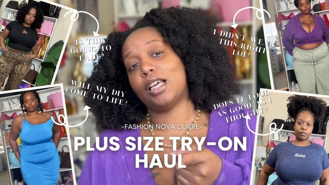 Покупка одежды больших размеров от Fashion Nova Curve | Реальная примерка и обзор посадки