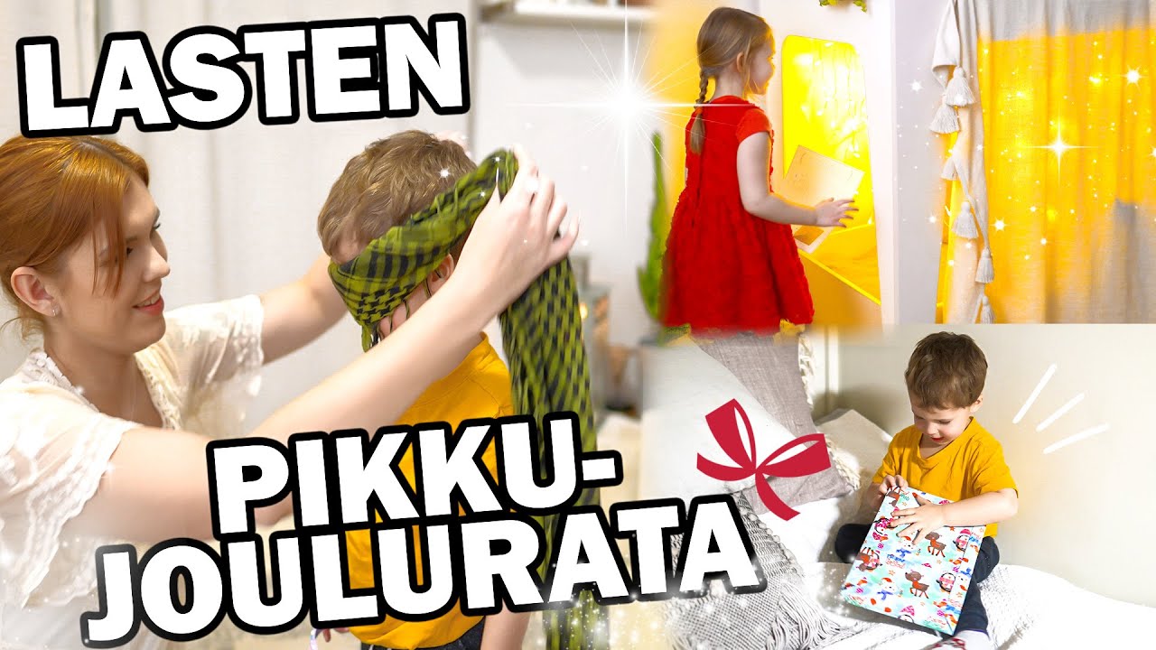 LASTEN PIKKUJOULUT KOTONA 😍
