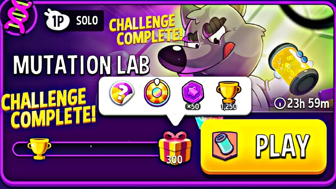 Mutation Lab Solo Challenge | Match Masters Solo Challenge Today