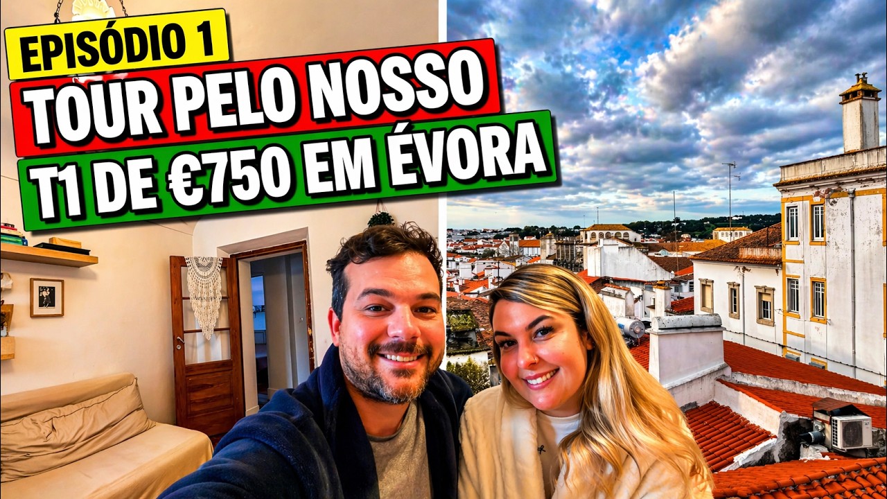 🏡 Ep 1 | Tour no nosso apartamento t1 de €750 em Évora - Portugal