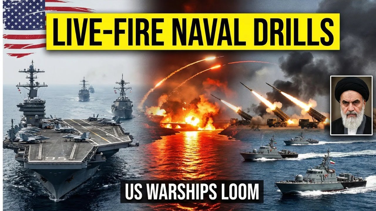 &ldquo;Iran Begins Live-Fire Naval Drills as US Warships Loom&rdquo;