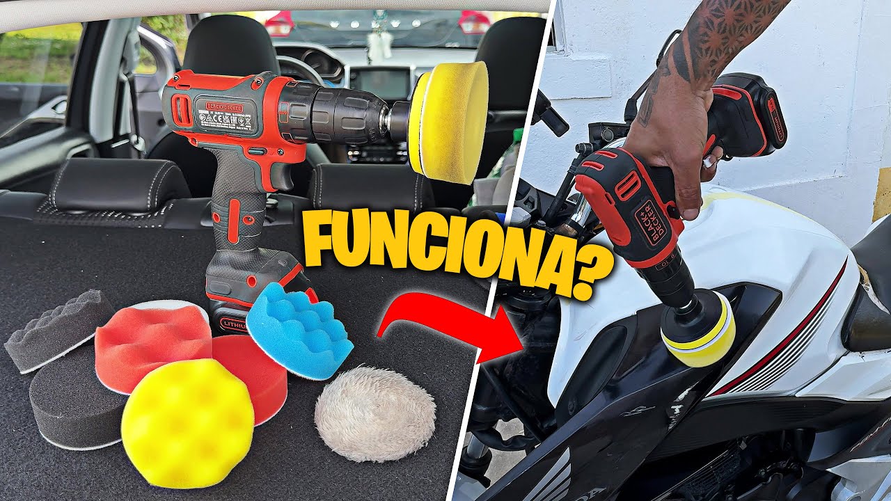KIT DE POLIMENTO PARA FURADEIRA FUNCIONA? | COMO FAZER POLIMENTO COM FURADEIRA