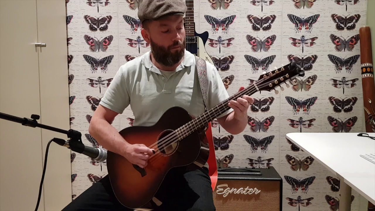 Prelude from Bach's Cello Suite no1 - played on an octave mandolin tuned like a mandocello