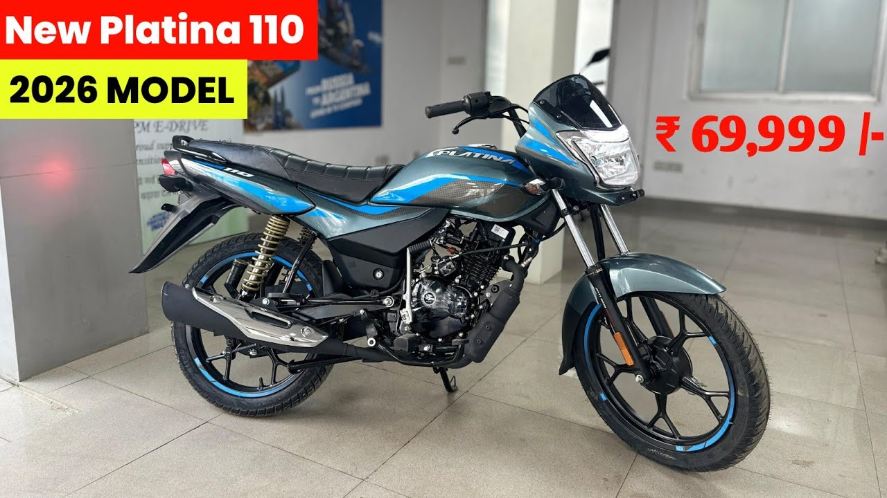 New Bajaj Platina 110 Lasted Model 2026 Review - On Road Price | Mileage | All Features | Platina