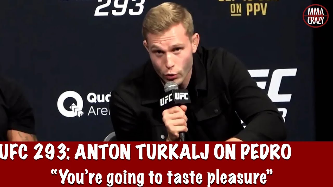 Anton Turkalj to Tyson Pedro &ldquo;You&rsquo;re going to taste pleasure&rdquo; at UFC 293