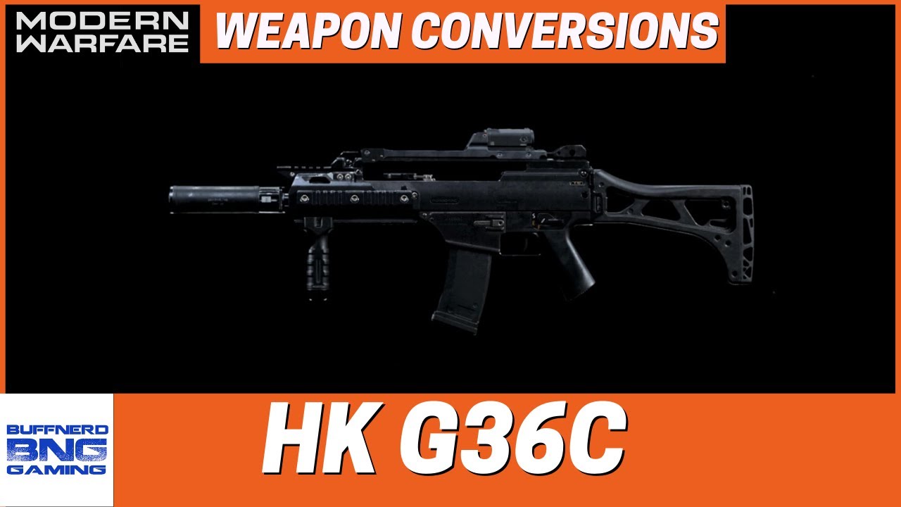 Конверсия оружия HK G36C — Call Of Duty Modern Warfare