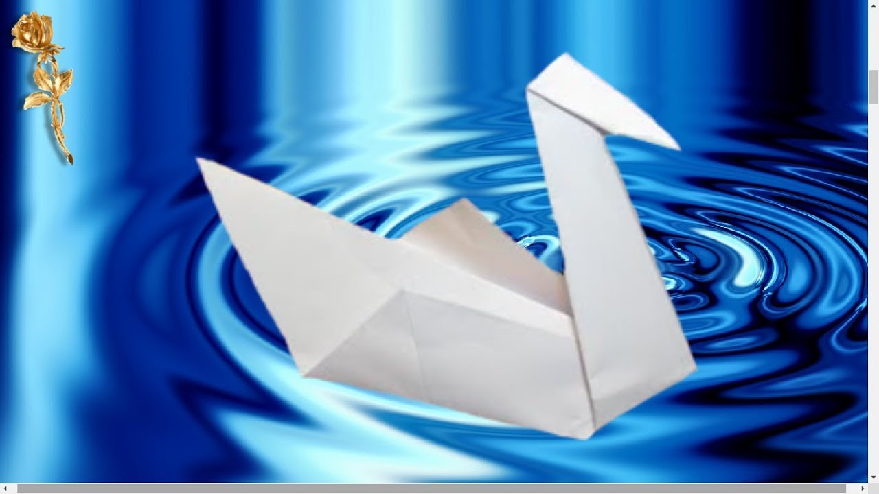 Origami facile : 🦢 Cygne ❤️