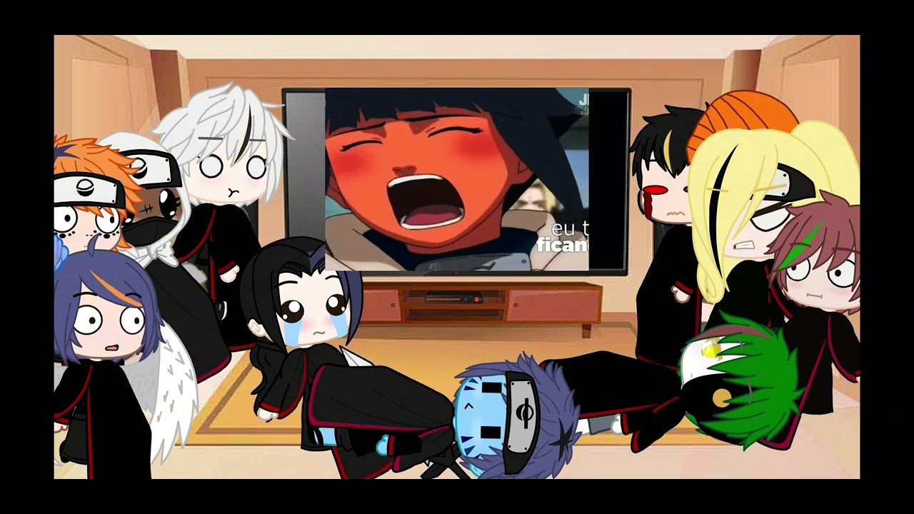 akatsuki reagindo a hinata psicótica