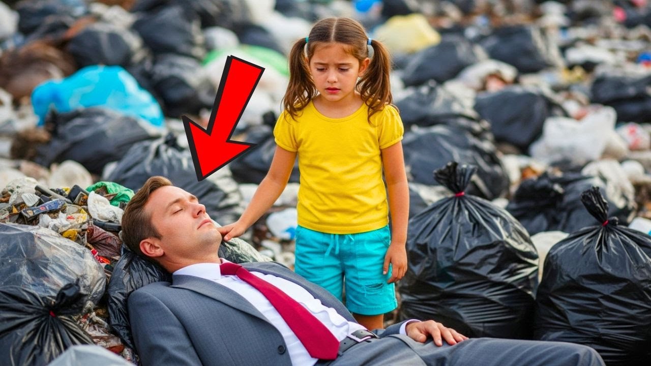 Бедная девочка нашла миллионера на свалке — её поступок навсегда изменил его жизнь.