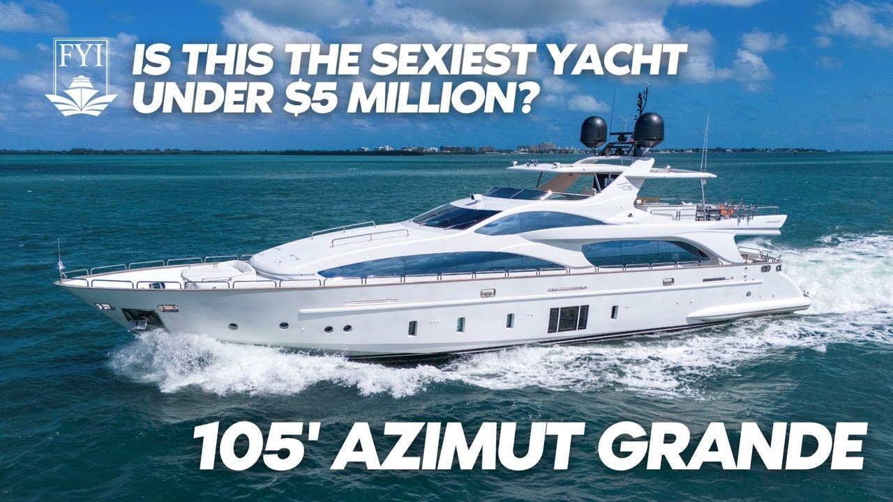 You Won’t Believe This 2012 Azimut 105 Yacht Interior 🤯 | For Sale by FYI Yachts