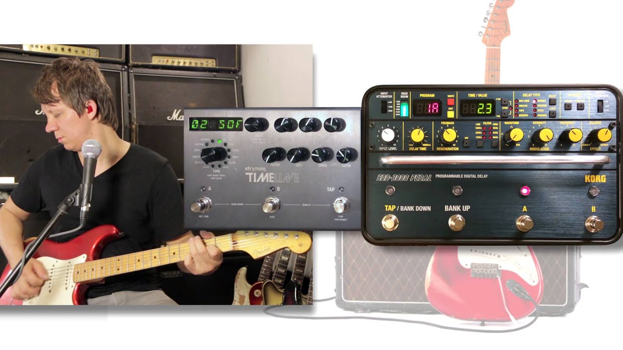 Strymon Timeline vs Korg SDD 3000 Ice Kosmic Setting