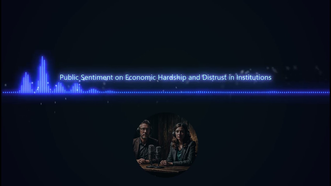Public Sentiment on Economic Hardship and Distrust in Institutions. (Audio Only)