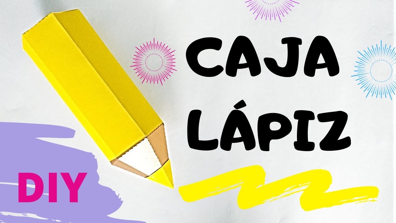 LÁPIZ GIGANTE PARA GUARDAR COSAS O DECORAR | LÁPIZ 3D DE PAPEL| DIY  REGRESO A CLASES