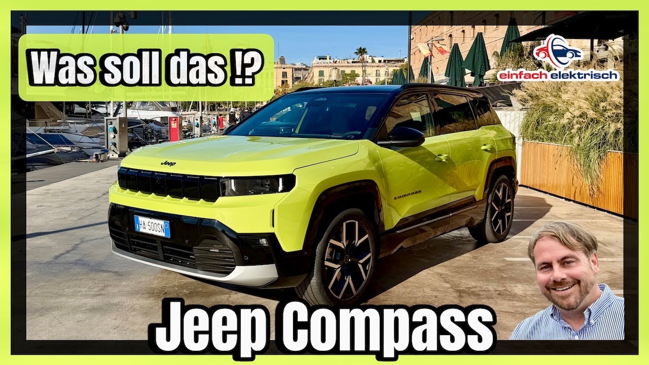 Jeep Compass Test lohnt sich das Elektro SUV wirklich ⁉️
