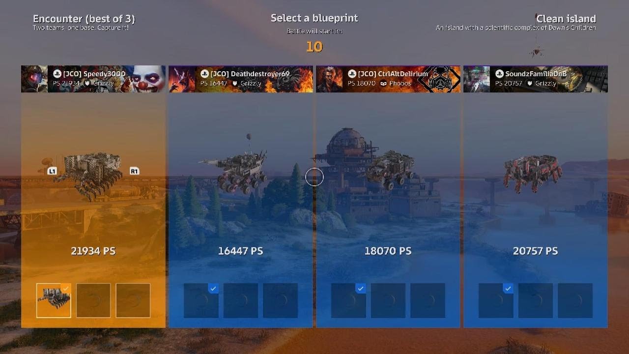 Crossout Clan War - JCO vs GROOT