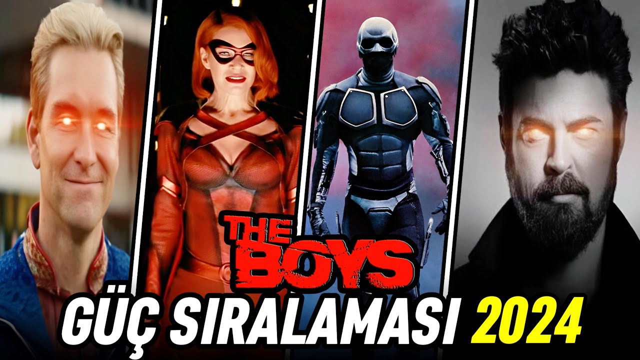 THE BOYS Güç Sıralaması En Güçlü 20 Karakter - The Boys 4. Sezon