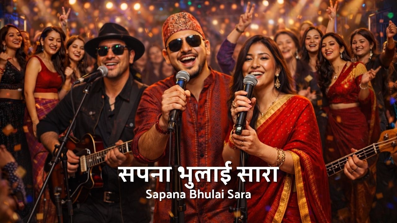 Sapana Bhulai Sara सपना भुलाइ सारा – AI Covered Version | Original by Yogesh Baidhya