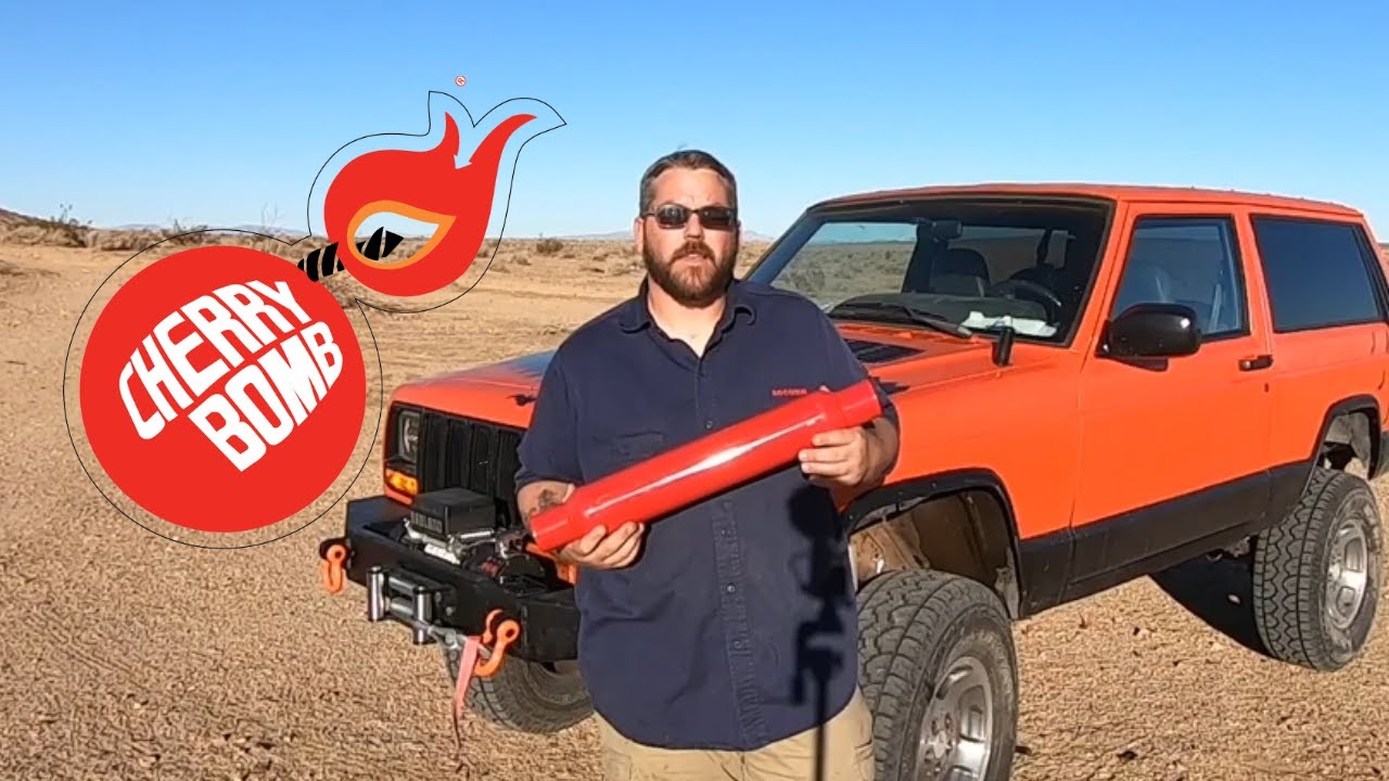 Установка стеклопакета Cherry Bomb в Jeep XJ Cherokee 4.0