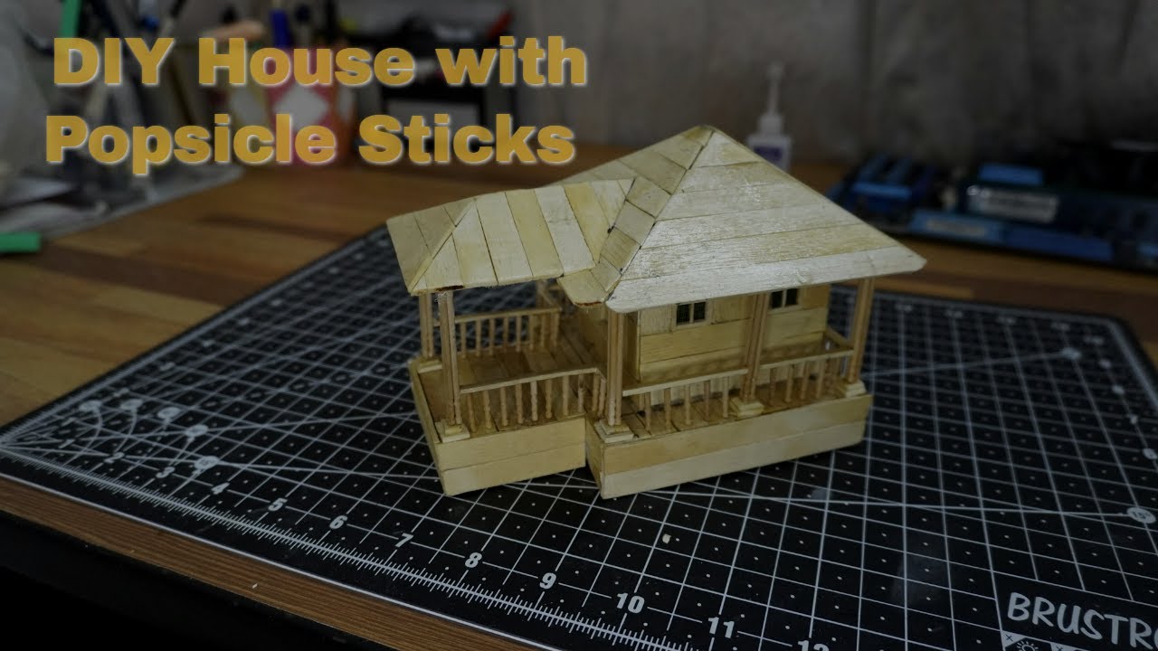 Build a Stunning DIY House with Popsicle Sticks | Easy Step-by-Step Tutorial