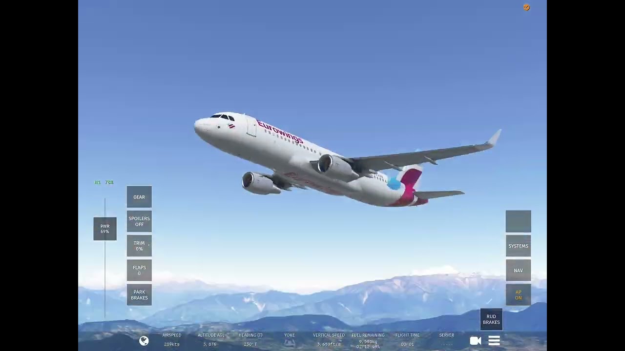 Germanwings flight 9525- crash animation 2