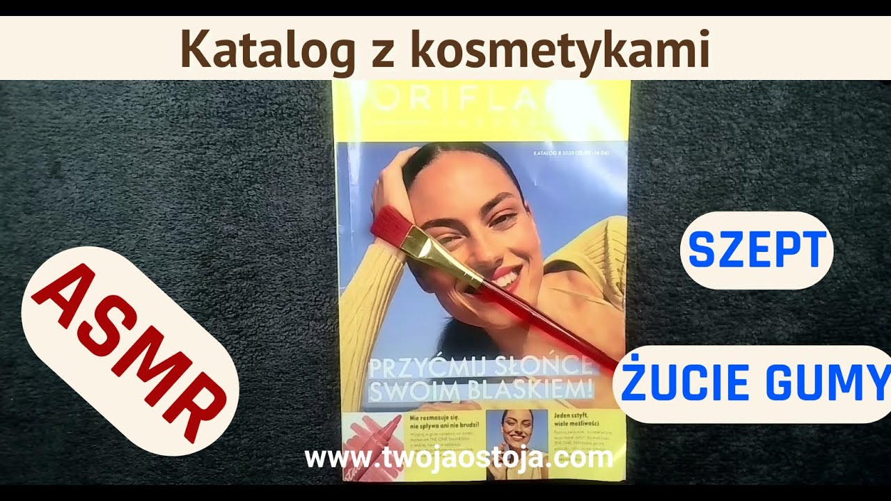 🌼ASMR PL - 🌷Przegląd katalogu - page turning/newspaper turning/szelest gazety/szept/żucie gumy🌺