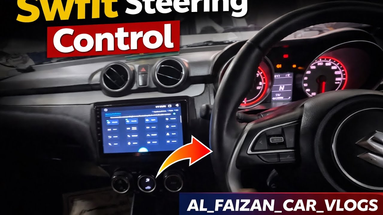 Swift Steering Control Setting Done 🔥 | Stereo Setup | #Shorts