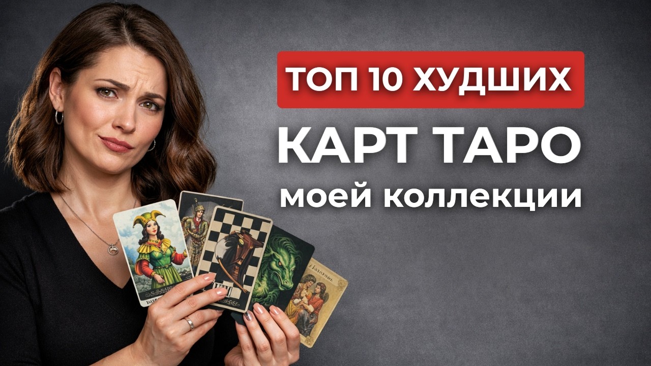 Топ-10 худших карт Таро в моей коллекции (субъективный взгляд)