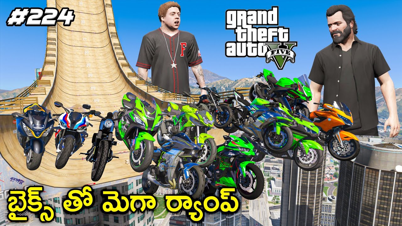 MEGA RAMP STUNTS with BIKES! | Youngsters Real Life Mods #224 | THE COSMIC BOY