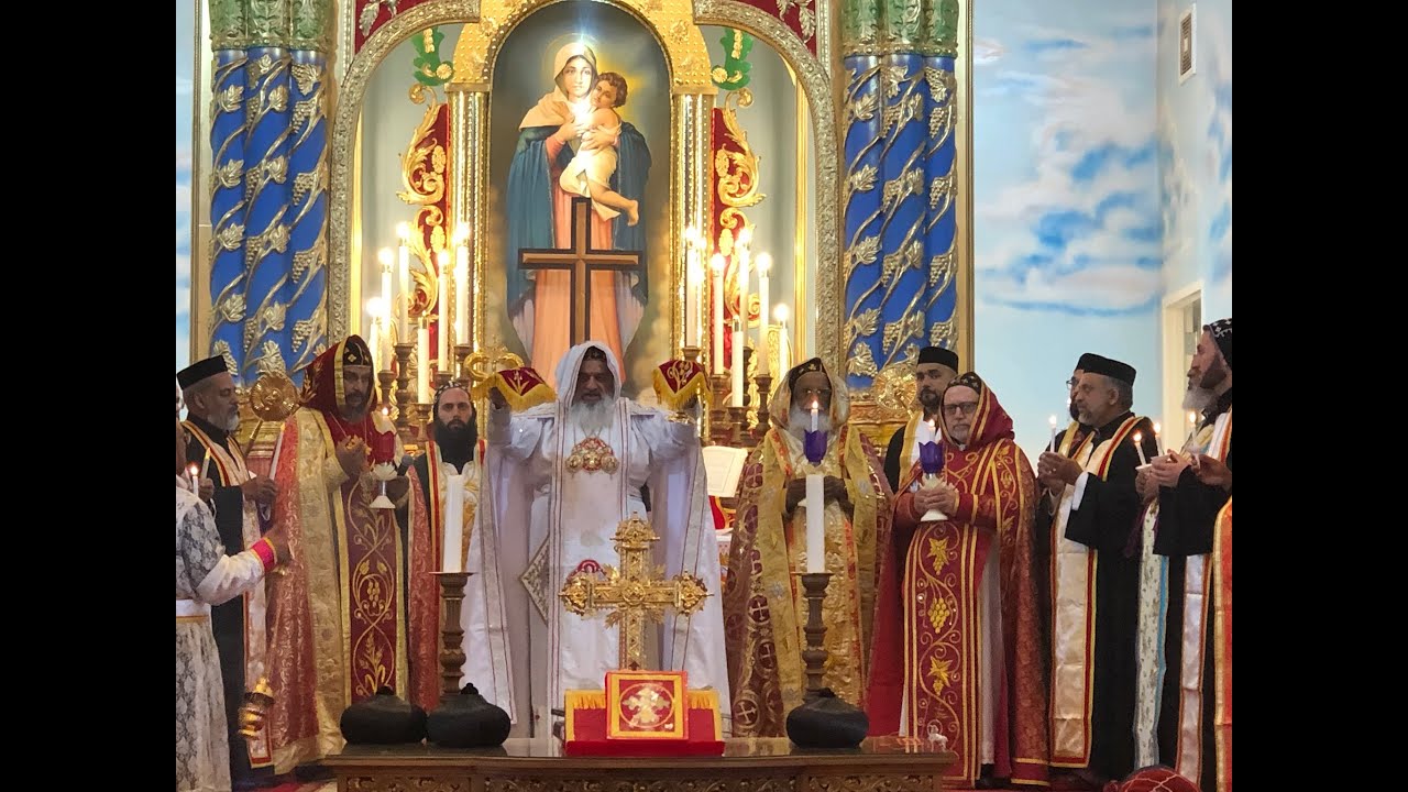 Holy Qurbana by His Holiness Ignatius Aphrem ll at St. Mary's Syrian Orthodox Church Houston